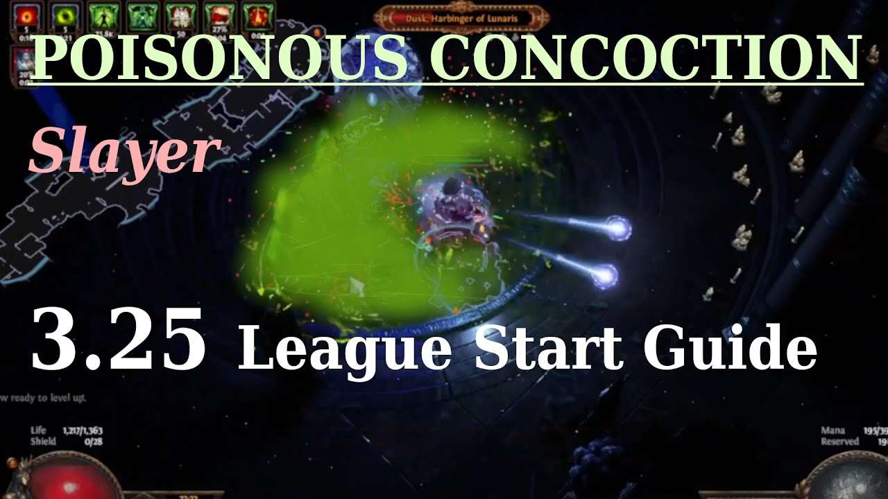 Poisonous Concoction Slayer League Start Guide [Path of Exile 3.25]