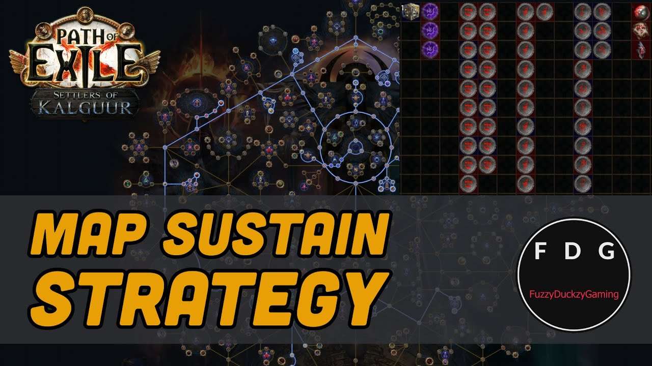 Map Sustain Atlas Tree Path of Exile 3.25