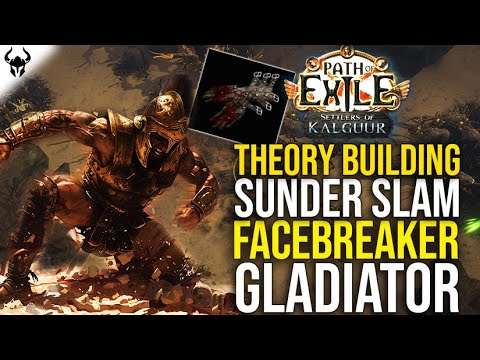 90% BLOCK! SUNDER SLAM Facebreaker Gladiator Theory Build | Path of Exile 3.25 Settlers of Kalguur