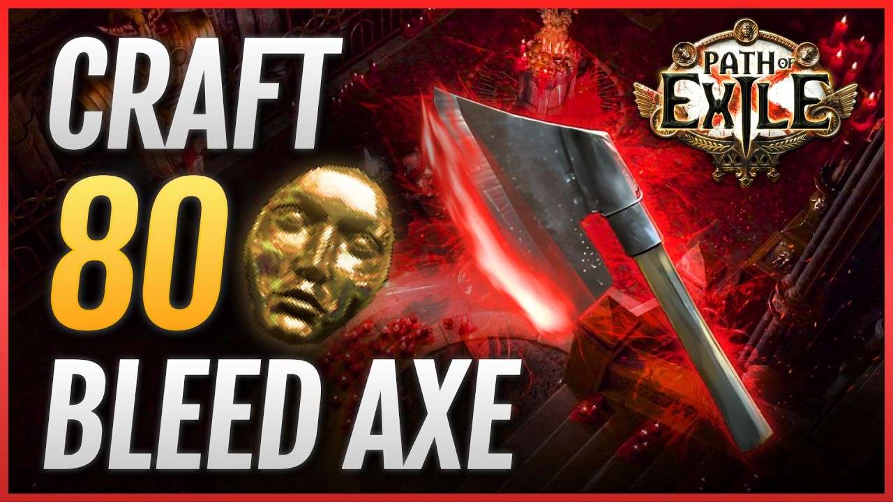 [PoE 3.25] How to Craft Endgame BLEED AXE for LACERATE Gladiator Build - Path of Exile Guide