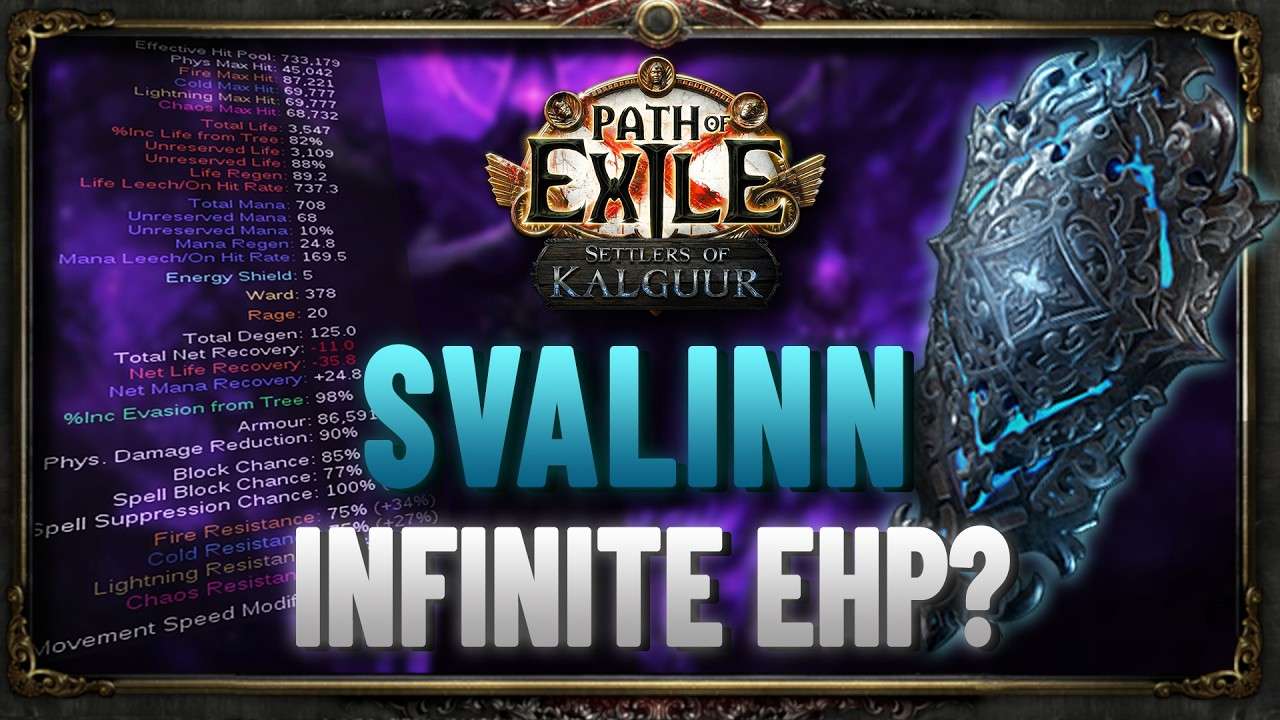 Infinite EHP - The Most Broken Item in PoE: Svalinn