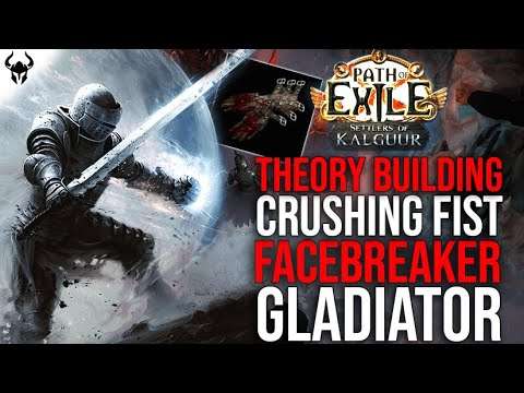 90% BLOCK! CRUSHING FIST Facebreaker Gladiator Theory Build | Path of Exile 3.25 Settlers of Kalguur