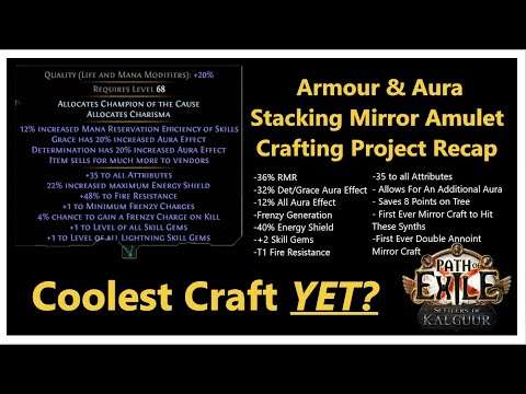 [PoE 3.25] 11+ Mirror World First Amulet Craft Finally DONE! What a RIDE!