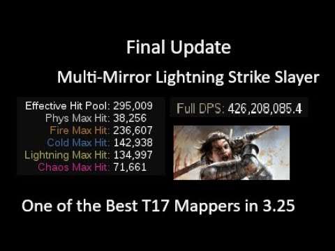 Final Update to My Multi-Mirror Lightning Strike Slayer - 3.25 Path of Exile