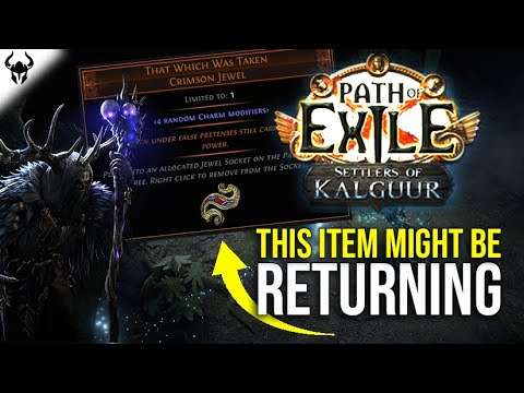 The AWESOME item might be returning in... | Path of Exile 3.25: Settlers of Kalguur