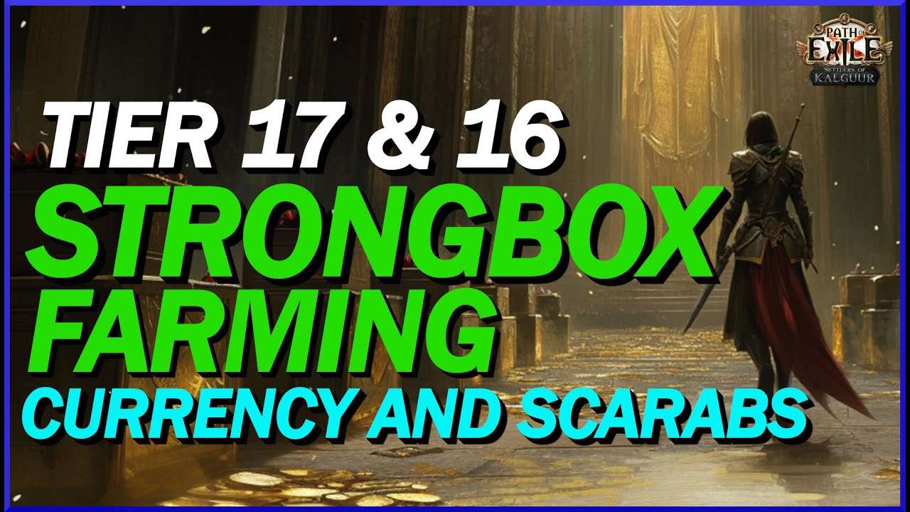 [POE 3.25] Tier 17 Strongbox Farming Is Out Of Control! How I Am Making My Riches Opening Up Boxes!