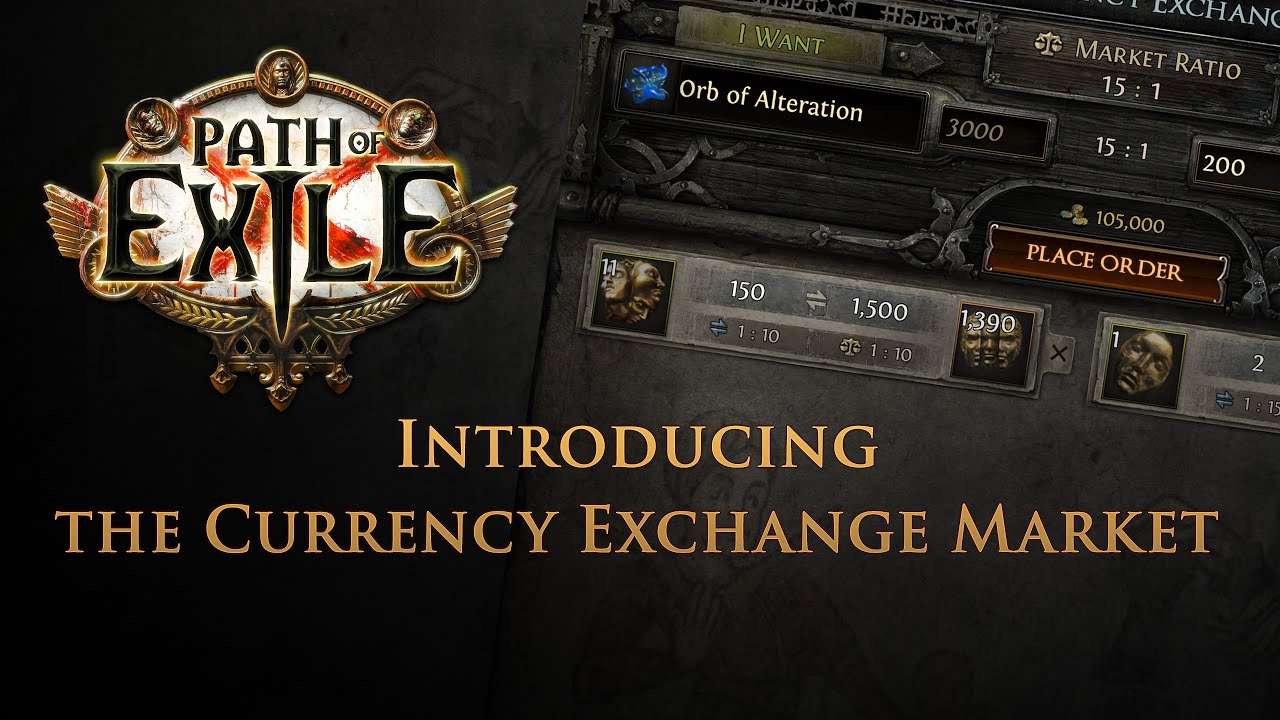 Path of Exile: Introducing the Currency Exchange Market